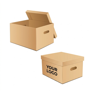 กล่องกระดาษลูกฟูกพิมพ์เฟล็กโซกราฟฟิกที่เป็นมิตรกับสิ่งแวดล้อม - กล่องกระดาษแข็งรีไซเคิลที่ยั่งยืนสำหรับบรรจุภัณฑ์ของขวัญงานฝีมือและการจัดส่ง - Product Image 2