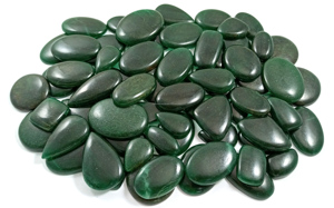 Pierres précieuses d'aventurine verte naturelle en vrac, cabochons, pierres à facettes, cristal, export en gros, Inde - Product Image 4