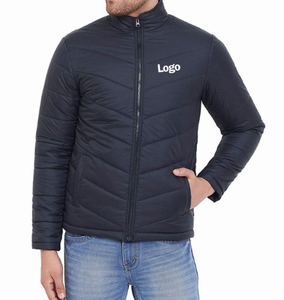 Winter Down <b>Jacket</b> Fashionable Lightweight Stand Collar Waterproof Zipper Closure Puffer <b>Jacket</b> Men - Product Image 1
