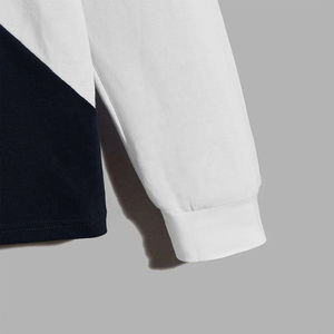 Chemise à manches longues pour homme, 100% coton, col rond, respirante, avec logo personnalisé, impression sérigraphique, sublimation, broderie - Product Image 3