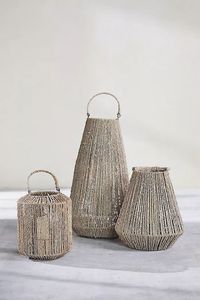 Lámpara de Yute y Hierro con Acabado Antiguo de Alta Demanda para Decoración Tradicional o Eventos Culturales, Disponible a Precio de Exportación - Product Image 5