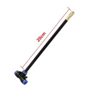 Boquilla de Nebulización Watersun de Latón con Tubo Flexible de Aluminio Ajustable, Negro y Dorado, para Riego y Refrigeración de Invernaderos - Product Image 4