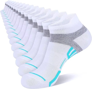 Chaussettes basses invisibles en coton écologique de haute qualité pour femmes, personnalisables (taille et logo), anti-bactériennes et à séchage rapide, vente en gros - Product Image 1