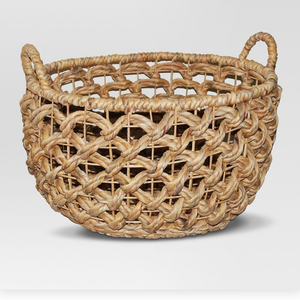 <b>Cheap</b> Wholesale Multifunctional Natural Water Hyacinth <b>Basket</b> High Quality for Organizing Clothing and Household Essentials - Product Image 1