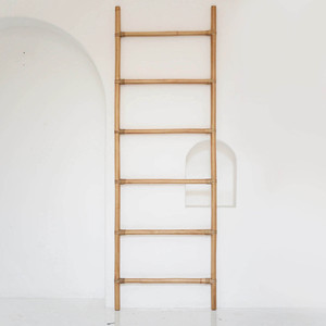 Escalera de madera de precio económico, escaleras de bambú sostenibles de alta calidad, decoración del hogar, organización. - Product Image 6
