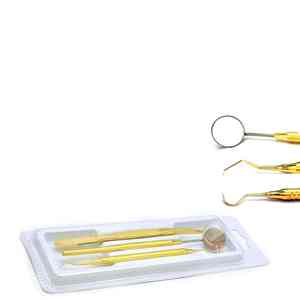 3Pcs Manual Dental Mouth Mirror Tweezers Elbow Probe MOL Certified Dentist Instrument <b>Teeth</b> Cleaning <b>Whitening</b> By Grip Surgical - Product Image 3