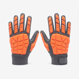 American's Football Goalkeeper Gloves Full <b>Finger</b> PU Material Non-Slip Breathable With Adjustable Wrist <b>Strap</b> Unisex Gloves - Product Image 3
