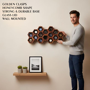 Caja de Madera para Relojes de Colección, Organizador de Almacenamiento de Relojes de Madera con Ventana de Vidrio de AYAANS - Product Image 3