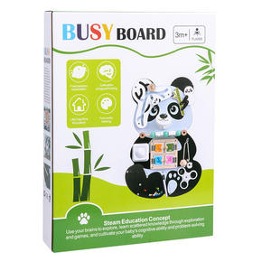 Gran oferta, Iplay Ilearn Baby, grabadora <span class=keywords><strong>de</strong></span> juguete sensorial <span class=keywords><strong>de</strong></span> <span class=keywords><strong>madera</strong></span>, tablero eléctrico ocupado Montessori con 5 para niños pequeños, juguetes Montessori para niños - Product Image 6