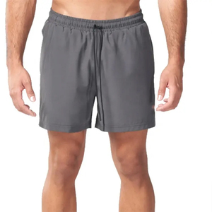 Men's Oxford Fabric Polyester/Cotton Bermuda <b>Shorts</b> Front Logo High Street Style Drawstring Elastic Waist Casual Wear Breathable - Product Image 5