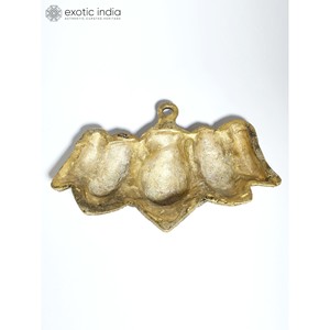 Panchamukhi Hanuman de latón de 6 pulgadas para colgar en la pared, diseño intrincado para decoración del hogar y regalos, hecho en La India - Product Image 3