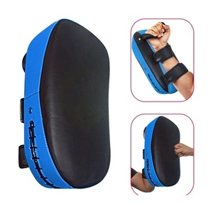 Wholesale Price Premium Quality Muay Thai <b>Dummy</b> Kick Pads PU Leather HD Eva Padding MMA Boxing Training Thai Pads - Product Image 3