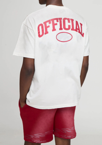 ชุดเซ็ตฤดูใบไม้ร่วงสำหรับผู้ชาย พิมพ์ลายลำลอง โลโก้สั่งทำได้ ผ้าฟลีซแห้งเร็ว เสื้อยืดโอเวอร์ไซส์ทรงหลวม เอวยางยืด กางเกงขาสั้น - Product Image 5