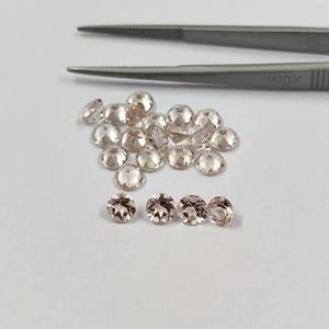 Morganita Natural de 4 mm, Corte Brillante Redondo, Piedra Preciosa Suelta, Certificada, de la Mejor Calidad, Morganita al por Mayor, Fabricante de Joyería - Product Image 2