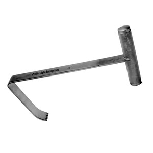 Retractor Quirúrgico Tipo T de 7 Pulgadas, Instrumento Médico de Acero Inoxidable, Herramienta de Retracción de Tejidos de 120 mm x 32 mm, Reutilizable y Duradero - Product Image 3