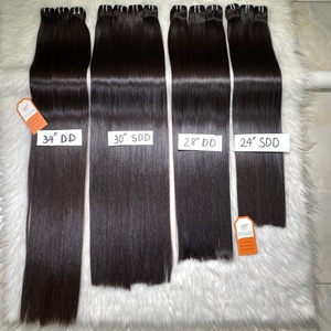 TOP TENDENCIA 2026 Extensiones de Cabello Humano Virgen Sin Procesar, Súper Doble Trama, Liso Natural, Alta Calidad, 8-30 Pulgadas - Product Image 3