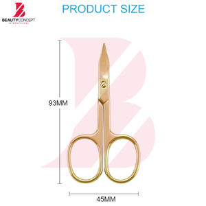 Ciseaux à cuticules à lame courbée de qualité supérieure, produit le plus vendu, durable, pour usage en salon, instrument de soin des ongles - Product Image 2