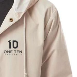 Water Resistant Hooded Windbreaker <b>Coaches</b> Jacket Lightweight Full Zip Outdoor Sports Jacket for Hiking Running Travel and Daily - Product Image 5