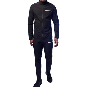 ชุดวอร์ม2ชิ้นผ้าไนลอนสำหรับผู้ชายชุดวอร์มเสื้อกันลมสำหรับยิมของผู้ชายชุดวอร์ม2024 - Product Image 1