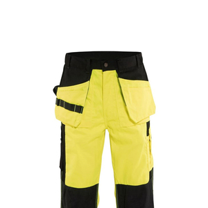 Men's 100% Polyester Reflective Hi-Vis <b>Waterproof</b> Breathable High Quality Industrial Safety Workwear <b>Pants</b> Customized Logo - Product Image 3