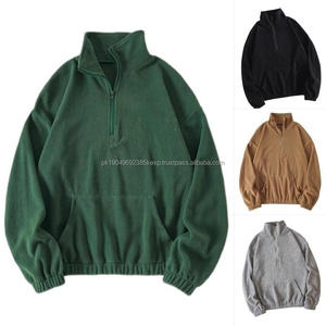 Sudadera con capucha Media cremallera Hombres 2025 Otoño Invierno Cremallera suelta Media cárdigan Cachemira Sudadera con capucha Quarter Zip - Product Image 6