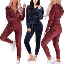 Conjunto Deportivo Informal para Mujer 2026, Conjunto de 2 Piezas, Pantalones Deportivos y Sudadera con Capucha, Logotipo Personalizado, Conjunto de Pantalones, Chaqueta Deportiva para Mujer - Product Image 3