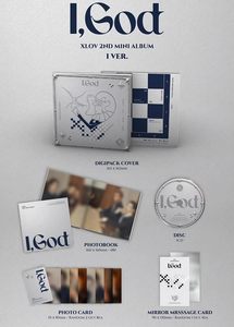XLOV I, God มินิอัลบั้มชุดที่ 2 [I Ver.] โฟโต้บุ๊ค + ซีดี + โฟโต้การ์ด 2 ใบ + การ์ดข้อความแบบกระจก + ปกดิจิแพ็ค (SERVE) เพลงเคป๊อป - Product Image 2
