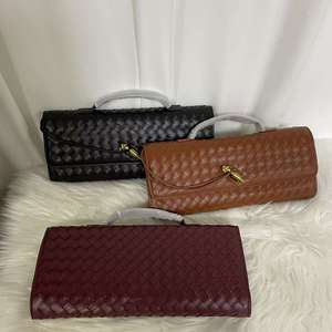 Premium Classic Leather Handmade Clutch Bag Budget Friendly Elegant Women's Purse for Wedding Party and Festive Use - Product Image 1