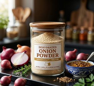 Poudre d'oignon déshydratée 25 kg, qualité supérieure, emballée sous vide, provenant d'Inde, pour la transformation alimentaire et les mélanges d'assaisonnement - Product Image 3