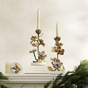 Candelabro de Metal con Forma de Árbol con Pájaros y Flores para Decoración del Hogar - Product Image 5