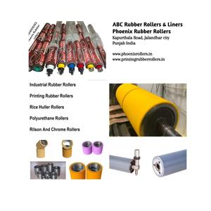 Rouleau d'impression en caoutchouc Phoenix Abc pour machines d'impression offset, flexo et rotogravure, haute précision, transfert d'encre industriel, dureté Shore - Product Image 3