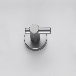 Pistola grige Base muro gancio viti 4 Pack; Per ingresso scarpiere armadio camera da letto mobili Hardware ganci appendiabiti da parete appendiabiti - Product Image 4