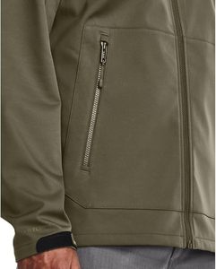 Veste à capuche personnalisée décontractée en softshell écologique en polyester pour l'hiver, la montagne, la randonnée, coupe-vent, imperméable et respirante - Product Image 2