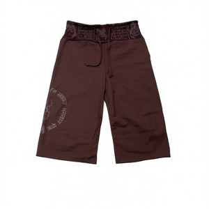 100% Coton Half Track de couleur marron - Product Image 1