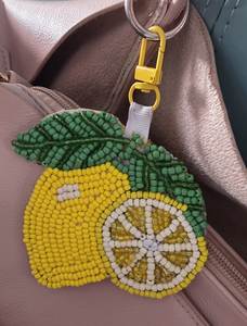 Handmade Embroidery Beaded <b>Keychain</b> Eco-Friendly Classic Unique Artisan Craft Purse Charm Gift Idea Fashion Deco - Product Image 1