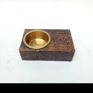 Latest Design Wooden Bakhoor Burner Carved Bakhoor Burner Laser Engraving Bakhoor Burner Mubkhar At factory Wholesale Price - Product Image 1