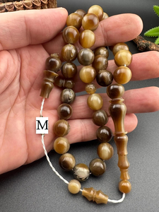 Produit très demandé, bonne qualité, tasbih en corne de buffle, style luxueux, cadeaux pour musulmans avec taille personnalisée à prix abordable - Product Image 5