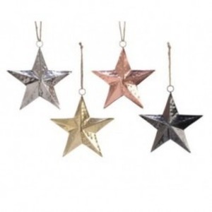 Atractivas bolas colgantes de metal ideales para crear un ambiente festivo durante las celebraciones navideñas y reuniones familiares. - Product Image 5