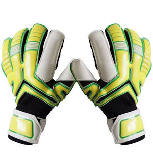 Gants de gardien de but de qualité supérieure, personnalisables, pour football, en cuir, à prix raisonnable, avec protection des doigts - Product Image 1