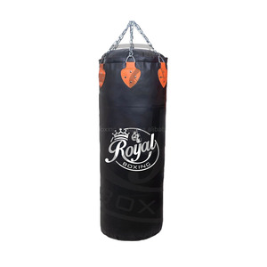 High Quality Customizable PU Leather Punching Bag Logo Hanging MMA Sand/Water Filling Exercise Equipment for Kick <b>Boxing</b> - Product Image 6