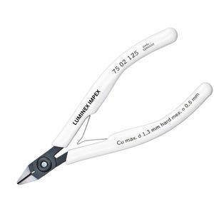 Knipex 75 02 125 SB Pince coupante diagonale électronique avec poignée en PVC extra fine 125 mm - Product Image 1