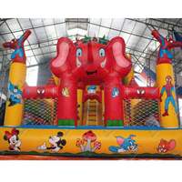 Château Gonflable en PVC en Gros, Garantie 12 Mois, Marque Viet Nam Thuy Linh, Idéal pour le Jeu, Installation Facile, Sécurité et Divertissement