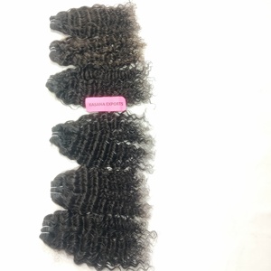 Cabello virgen birmano rizado 100% natural vietnamita a precio de mayorista para mujeres con cabello negro natural, extensiones de cabello humano. - Product Image 2