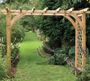 Modern Wood Garden Archway (Minimalist) - Product Image 5