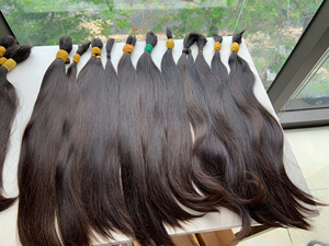 Extensiones de Cabello Humano Virgen de Alta Calidad a Precio de Mayoreo, 100g, 28 Pulgadas, Colores Oscuros, Liso Natural - Product Image 3