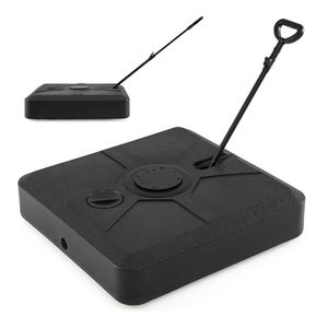 Base per Ombrellone da Patio da 330 Libbre con Ruote e Asta di Trazione Retrattile, Pesante, per Uso Esterno - Product Image 4