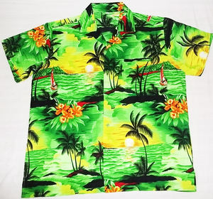 Chemises Hawaïennes Homme de Haute Qualité en Tissu Popeline, Imprimés Personnalisés Intégraux, Anti-Plis, Respirantes, Décontractées d'Été, Vente en Gros - Product Image 2
