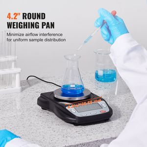 Bilancia Elettronica da Laboratorio ad Alta Precisione 600g x 0.01g |   Conversione di 6 unità |   Attrezzature per Laboratori Scientifici - Product Image 3