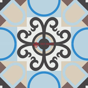 Carrelage en ciment 190x190 mm pour applications extérieures créatives - Product Image 1