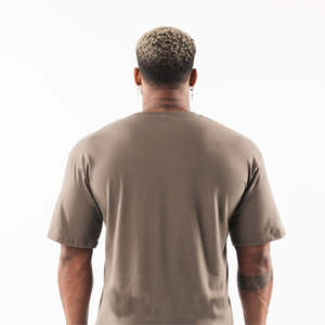 Camisetas Personalizadas de Algodón Grueso para Hombre, Corte Holgado, Talla Grande, Manga Corta, Cuello Redondo, Transpirables, Anti-Pilling, Logotipo 3D, Estilo Crop - Product Image 4